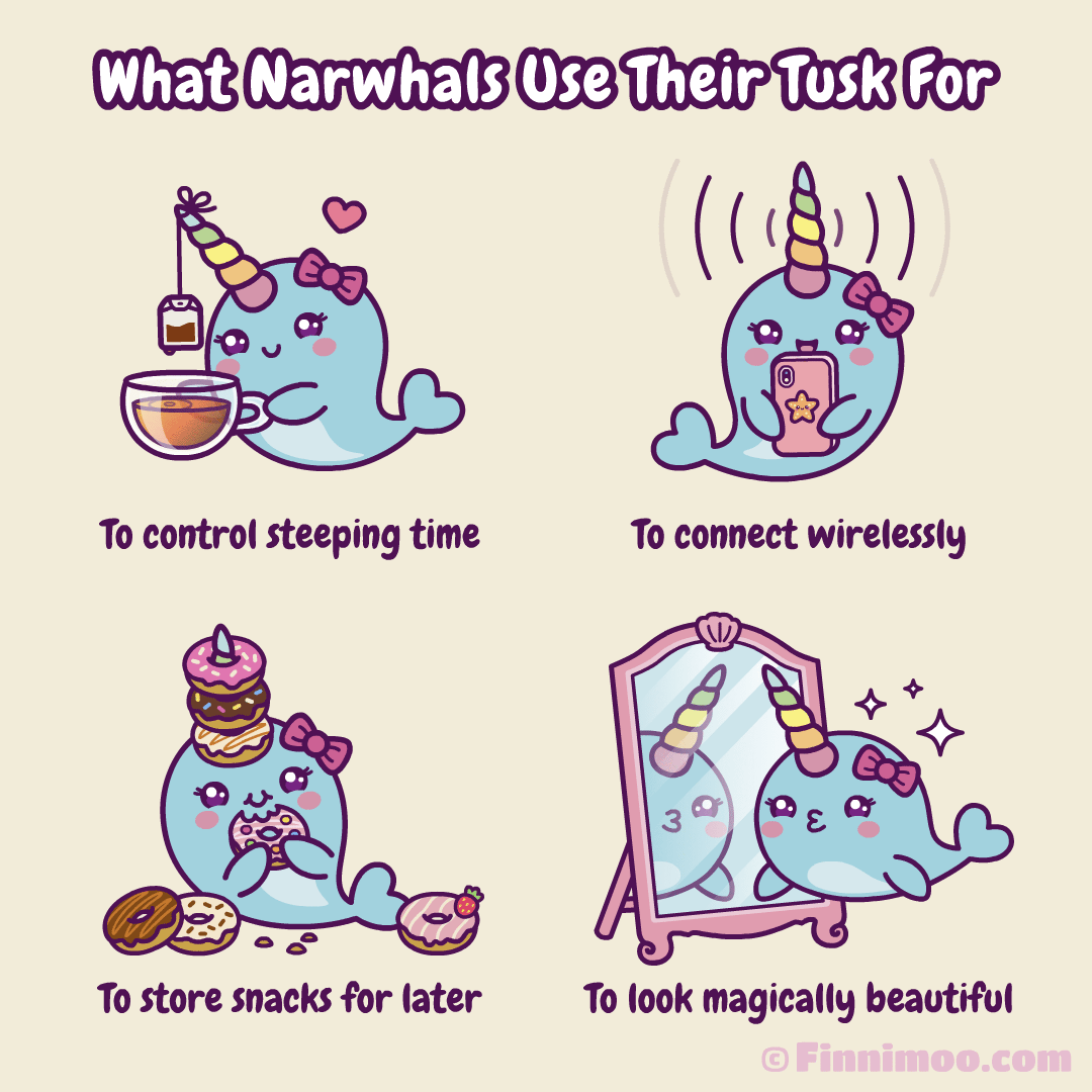 Funny Comic - For What Purpose A Narwhal Tusk Is Used For